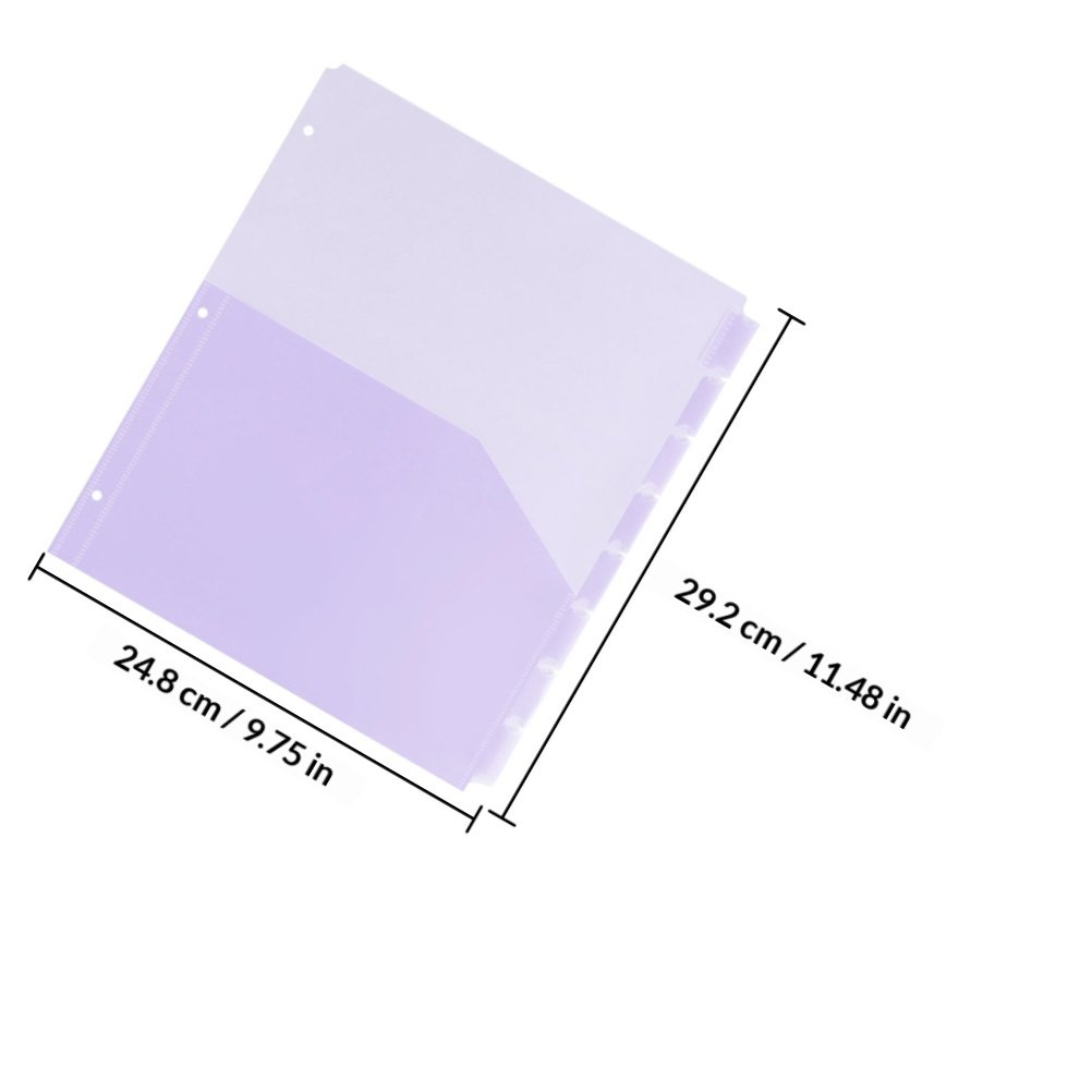 2Sets Binder Dividers A4 Plast - Tab Divider A4 评论和价格