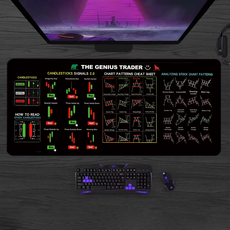 EXCO Stock Market Trader Leath - Leather Desk Pad 评论和价格
