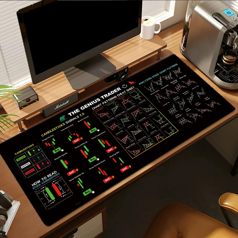 EXCO Stock Market Trader Leath - Leather Desk Pad 评论和价格