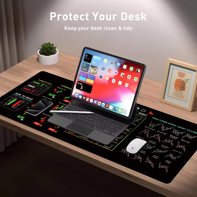 EXCO Stock Market Trader Leath - Leather Desk Pad 评论和价格