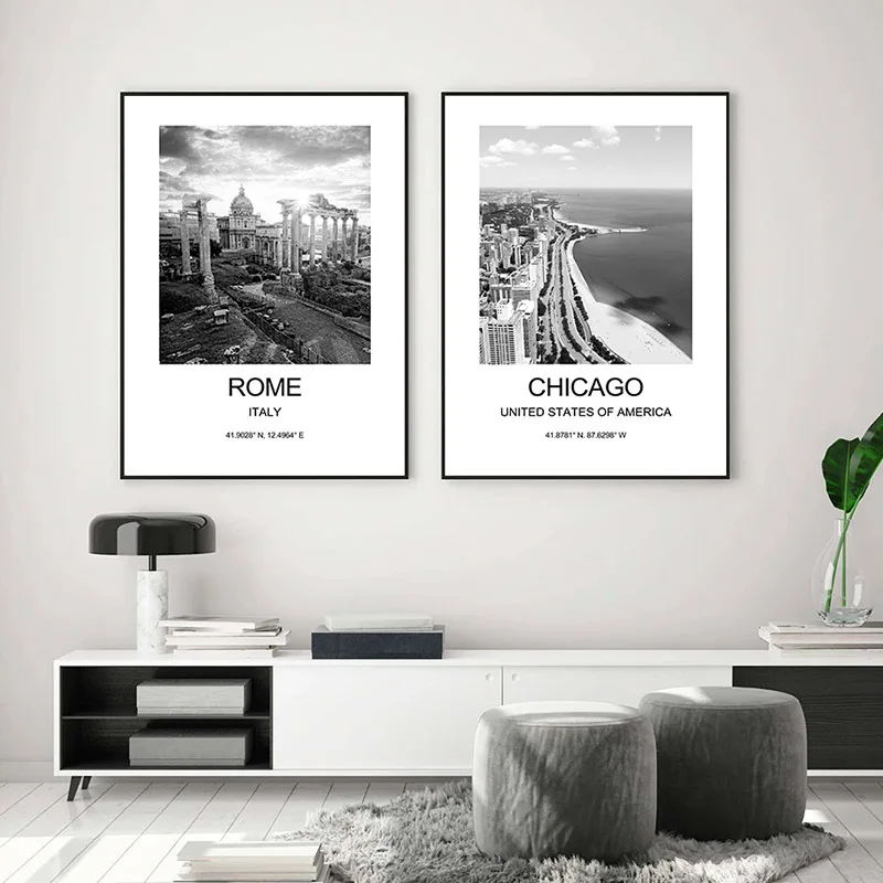 City Poster New York London Pa - Ink Blotter Paper 评论和价格