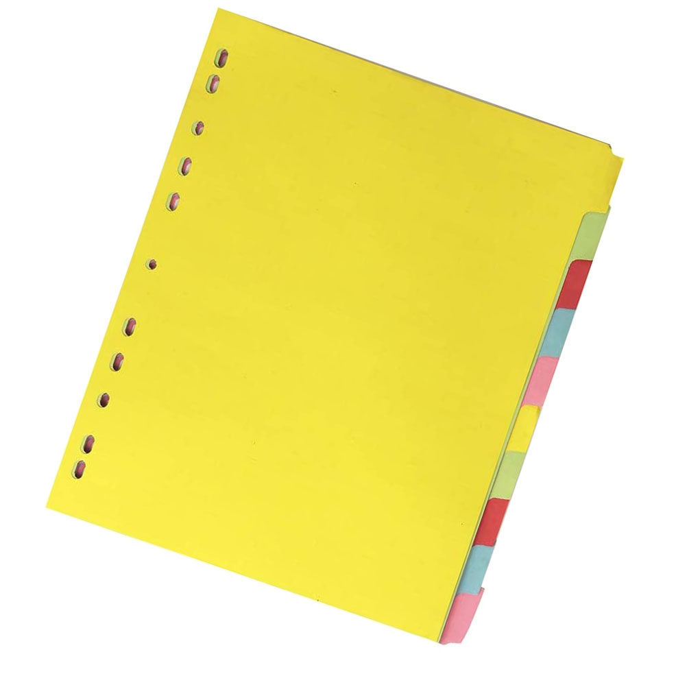12Pcs Colored Tab Dividers A4  - Tab Divider A4 评论和价格