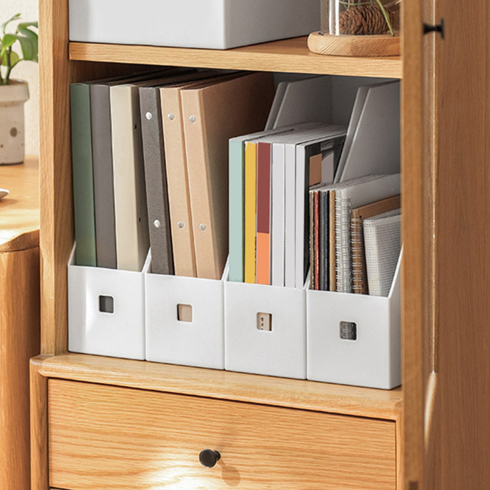 4Pcs Plastic File Organizer Bo - Magazine Holder Rack 评论和价格